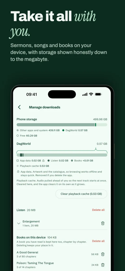 Downloads for offline